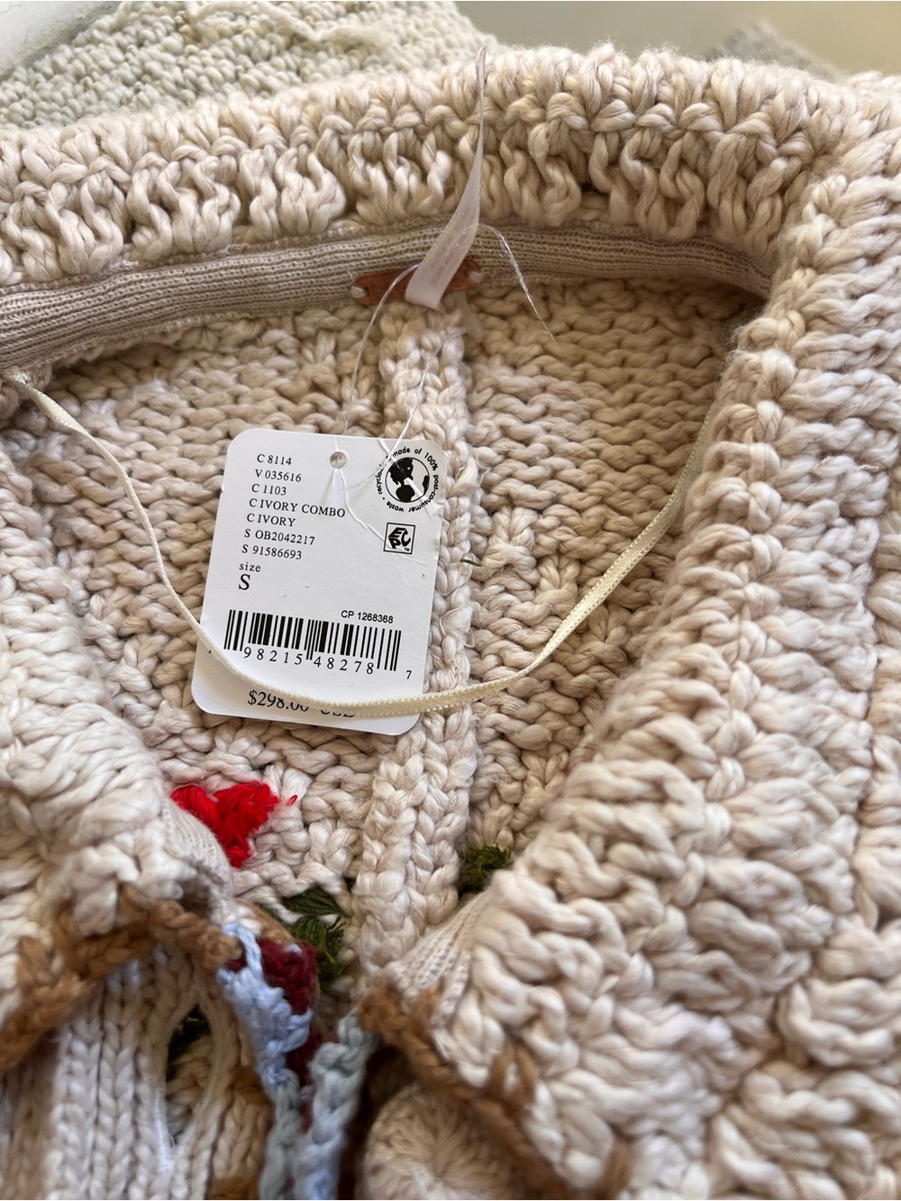 Free People Rosebud Oversized Cardigan Sweater - Picture 5 of 9